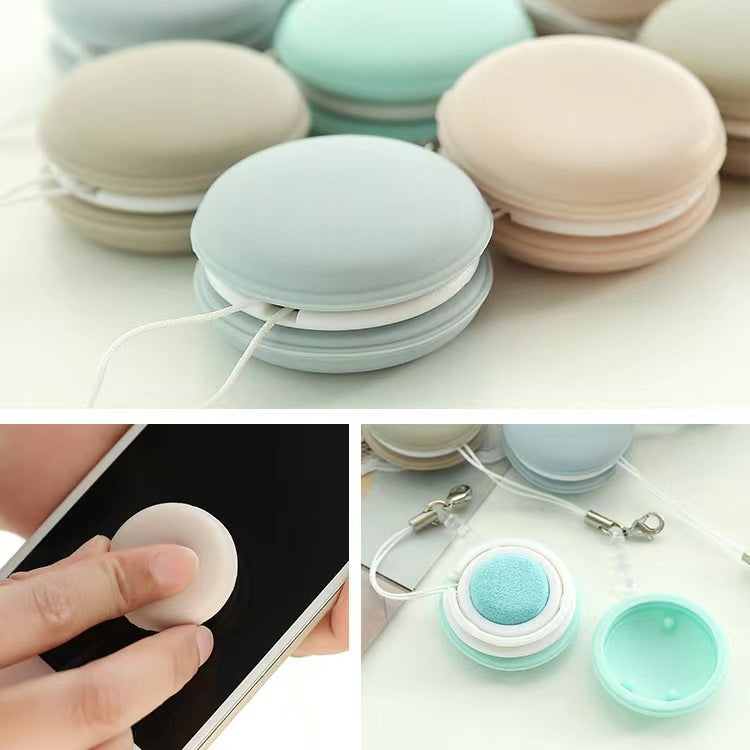 Macaron Phone Wiper Screen Cleaner Cleaning Brush Tool Pendant