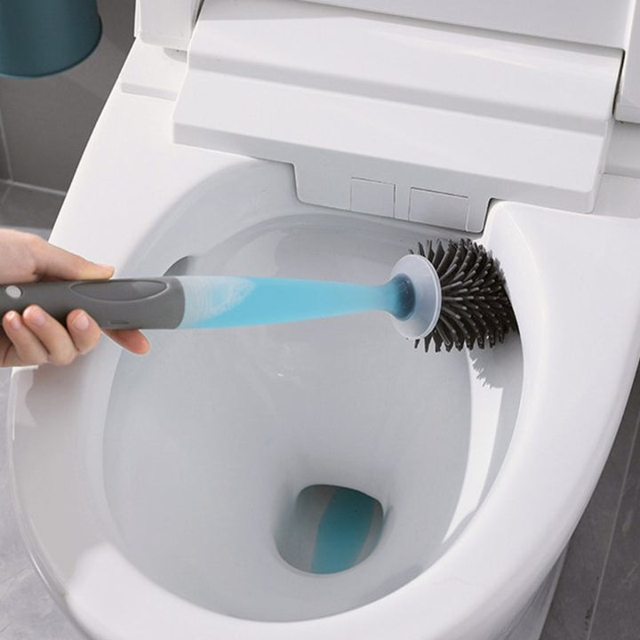 Toilet Automatic Liquid Discharge Brush Toilet Cleaning Tool
