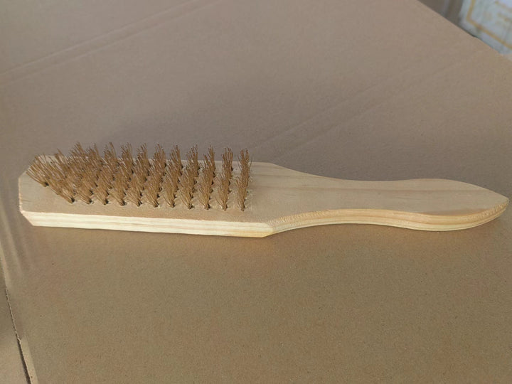 Rust Removing Wire Brush For Wooden Handle Cleaning Tool