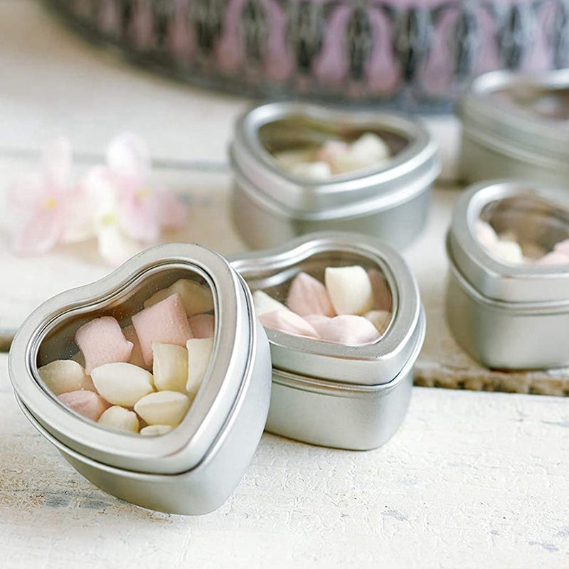 Heart Metal Tins