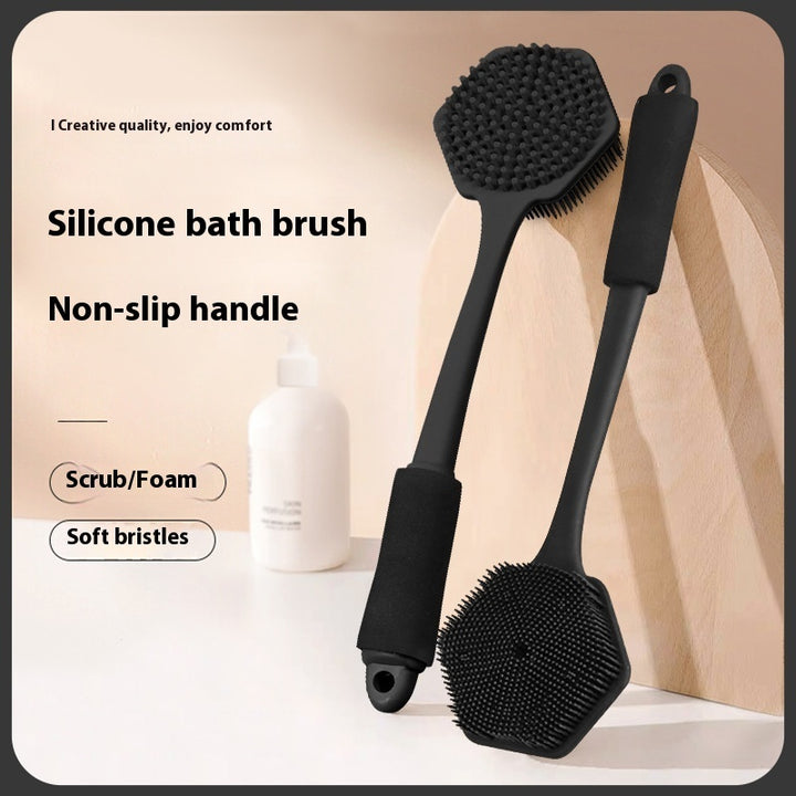 Silicone O Bath Brush Cleaning Massage Tool Household