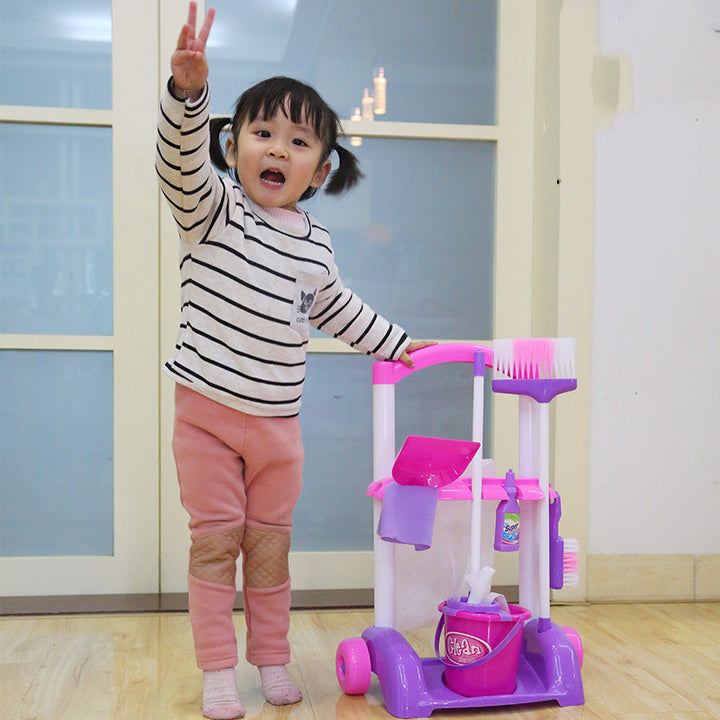Children's Play House Cleaning Toy Simulation Tool Set