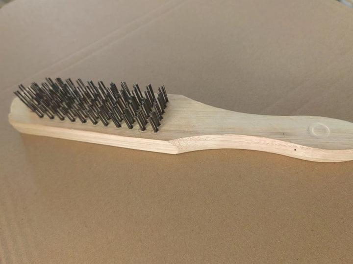 Rust Removing Wire Brush For Wooden Handle Cleaning Tool